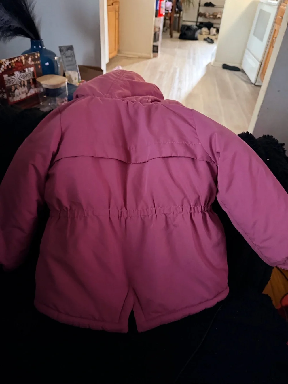 OshKosh B'gosh Soft Pink Sherpa-Lined Puffer Jacket